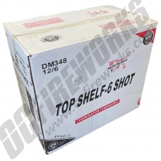 Wholesale Fireworks Top Shelf 6 Shot Shell Kit 12/6 Case (Wholesale Fireworks)